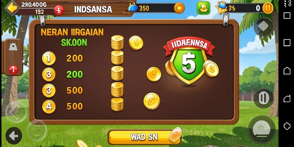 Tangkapan layar dari karakter utama yang menarik.