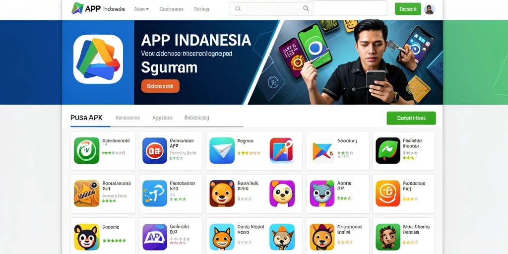 Tampilan awal aplikasi yang menarik dan mudah dinavigasi.