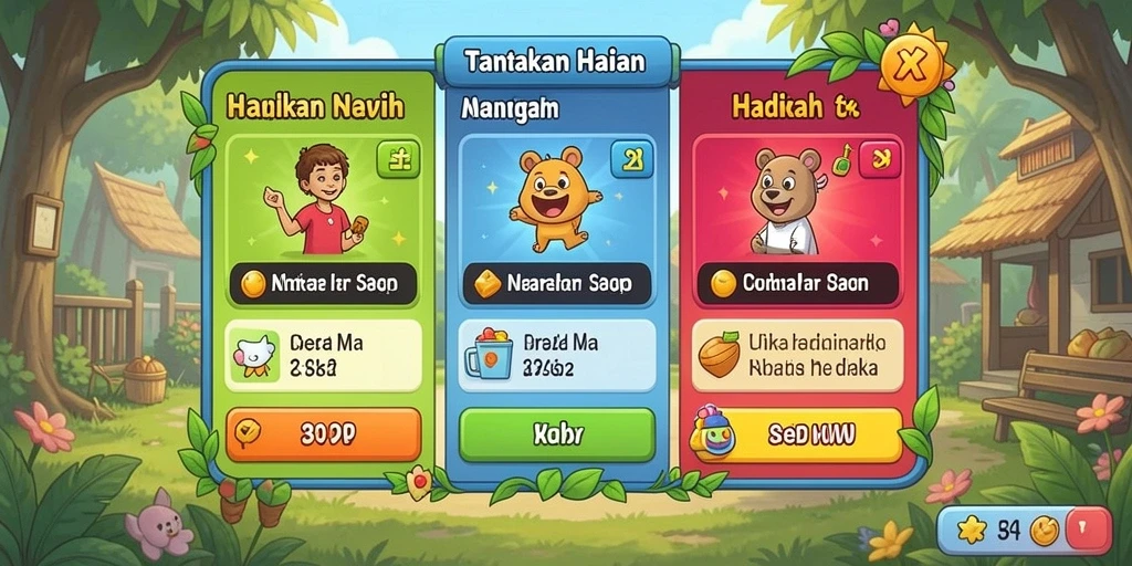 Tampilan menu utama FENDY188 yang menarik.