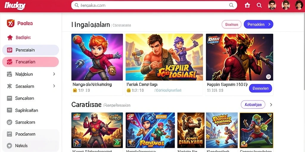 Tangkapan layar menunjukkan karakter utama beraksi di dunia yang indah.