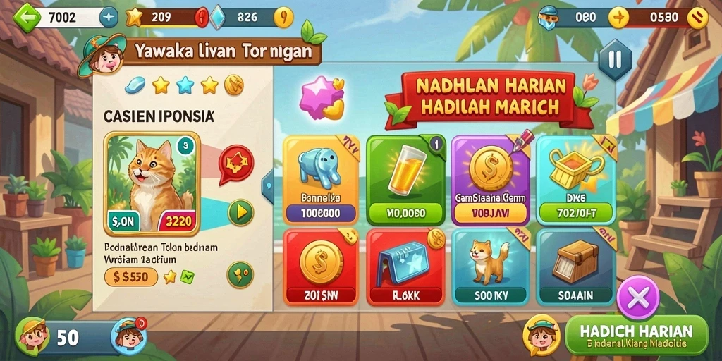 Tangkapan layar 1 menampilkan karakter utama dalam aksi.