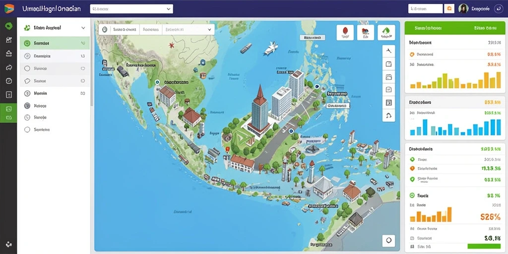 Screenshot menampilkan tampilan utama game IDNRAJA.