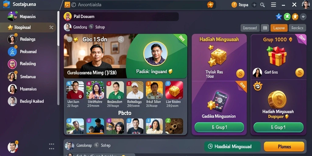 Tampilan antarmuka yang modern dan ramah pengguna.