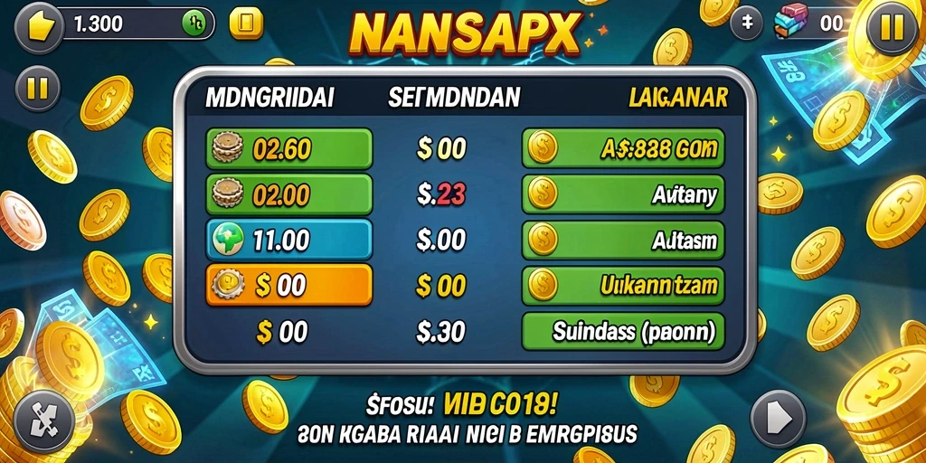 Tampilan karakter utama yang memukau dan detail.