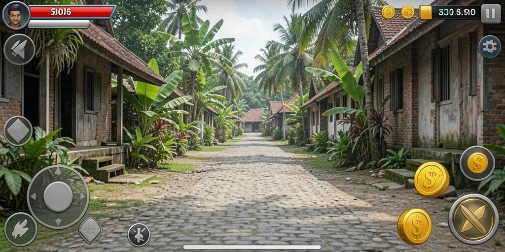 Tampilan menu utama yang sederhana dan mudah dinavigasi.