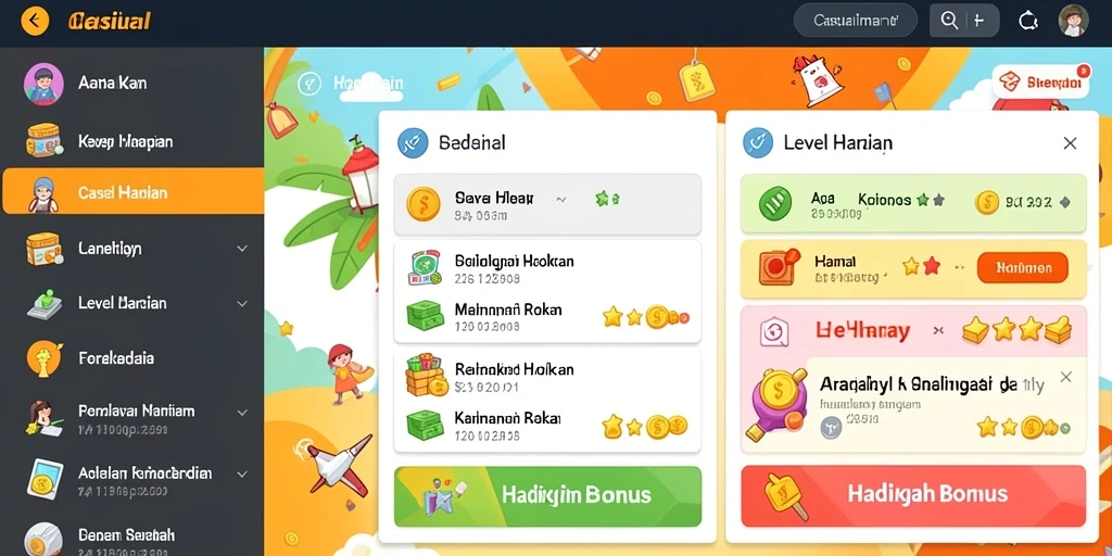 Tampilan antarmuka yang menarik dan user-friendly.