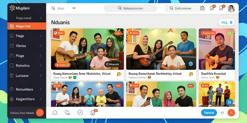 Antarmuka pengguna yang menarik dan mudah digunakan.