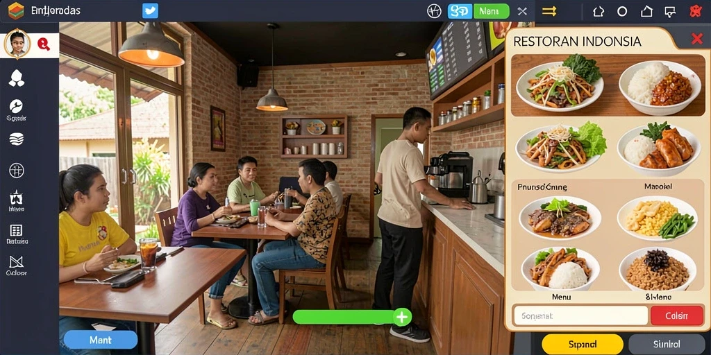 Tampilan antarmuka yang user-friendly.