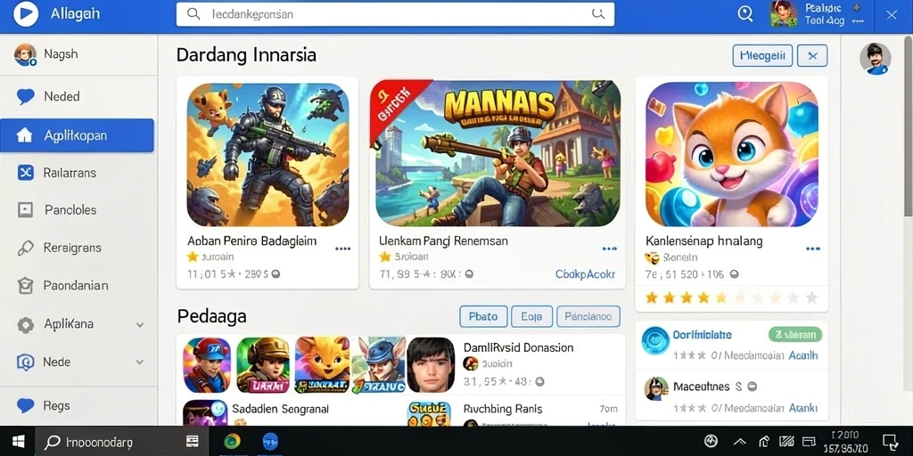 Tampilan awal yang menarik dan mudah dipahami.
