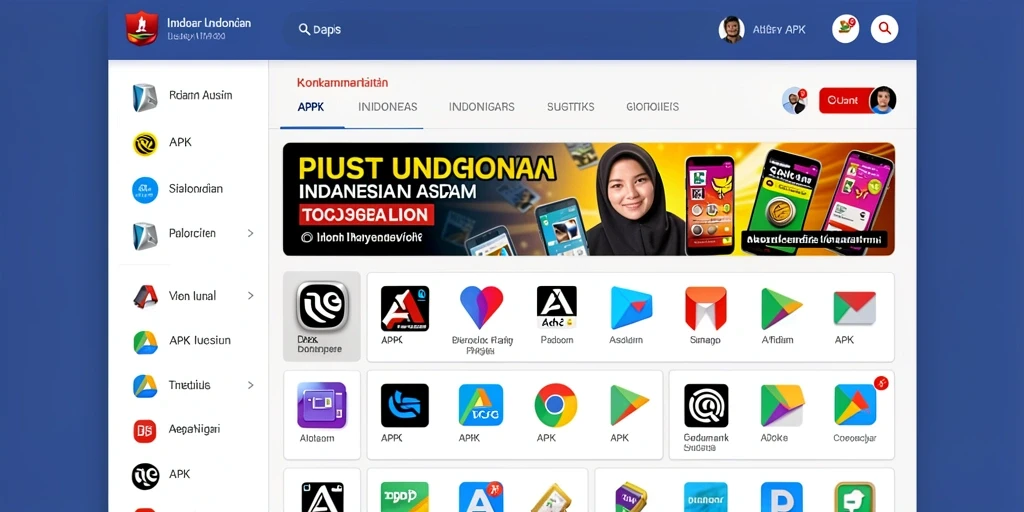 Ilustrasi antarmuka pengguna yang intuitif.
